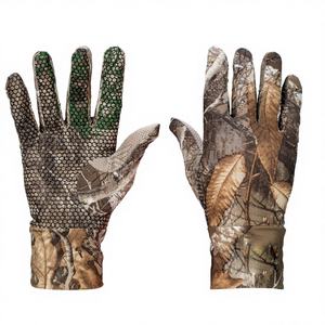 Gants de chasse tactiques d'extérieur en nylon respirant avec écran tactile, fermeture auto-agrippante, durables et antidérapants pour adultes - Product Image 4