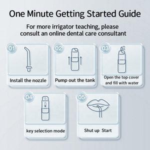 Irrigador Bucal Portátil Inalámbrico, Modelo Privado, Resistente al Agua IPX7, Cuidado Dental Profesional, Mini Irrigador Oral - Product Image 6