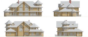 Casa de Madera de Diseño Europeo, Estilo <span class=keywords><strong>Castillo</strong></span>, Estructura de Madera Prefabricada, Cabaña de Madera, Hotel, Villa, Taller - Product Image 4