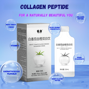 Complément alimentaire liquide oral blanchissant au collagène, saveur tomate blanche et orange sanguine, OEM/ODM - Product Image 1