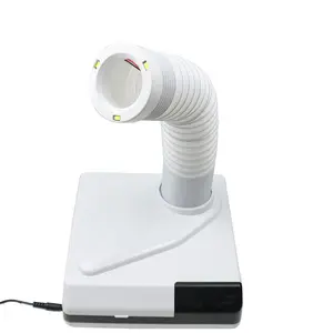 Penyedot Debu Pembersih Debu 60W Desktop Portabel 3 Lampu LED Mesin Pengisap untuk Pemolesan Lab Gigi