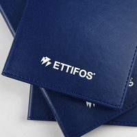 Carnet de notes A5 en cuir avec couverture imprimée, 80 feuilles, impression par lamination, promotion en gros