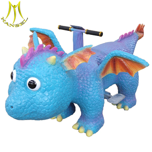 <span class=keywords><strong>Voiture</strong></span> électrique en silicone pour enfants Hansel en forme de dinosaure pour centre commercial intérieur - Product Image 2