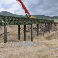 Plate-forme de construction à travées multiples Passage pour piétons urbains Pont Bailey