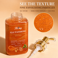 Gel Douche au Glutathion Marque Blanche avec Niacinamide, Exfoliant Corporel pour Peaux Foncées, Vente en Gros