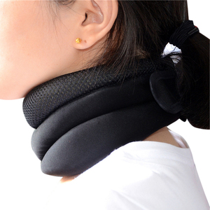 Trabajo Estudio Cuello Soporte Brace Dispositivo de tracción <span class=keywords><strong>Collar</strong></span> cervical para aliviar el dolor Presión en la columna - Product Image 3