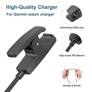 USB <span class=keywords><strong>Chargeur</strong></span> De Remplacement pour <span class=keywords><strong>Garmin</strong></span> Lily Vivomove RH <span class=keywords><strong>Forerunner</strong></span> <span class=keywords><strong>235</strong></span>/35/230/630/645/735XT Approche S20/G10 <span class=keywords><strong>Montre</strong></span> Smart Watch - Product Image 2