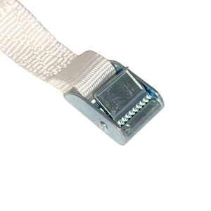 <span class=keywords><strong>FRIMA</strong></span> LC250KGS Ancho 25mm Longitud personalizada Correa de hebilla de leva blanca Amarre de amarre - Product Image 2