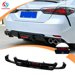 Honghang Factory Manufacture Auto Accessories Rear Diffuser Rear Bumper Lip For Toyota Camry 2014 2015 2016 2017