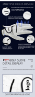Vente en gros de gants de golf personnalisés légers de qualité supérieure gants de golf respirants de qualité professionnelle pour hommes