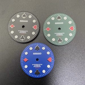 Modification de montre, cadran sans date de 28,5 mm, luminescent vert, compatible avec le mouvement japonais NH35/36 - Product Image 1