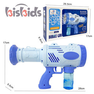 Lanzador de Burbujas 2024, Pistola de Burbujas <span class=keywords><strong>Rocket</strong></span> <span class=keywords><strong>Boom</strong></span>, Máquina de Burbujas Gatling para Adultos y Niños, Regalos para Fiestas - Product Image 1