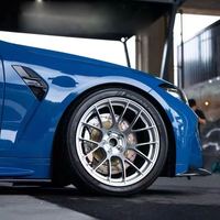 Jantes en alliage forgé EC 7RS à dix doubles rayons en Y, concaves profondes, pour course, avec espace pour gros freins, pour tuning urbain et sur circuit