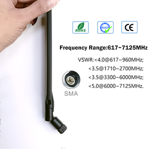 Ngoài trời đầy đủ ban nhạc 617-7125GHz Wifi Roi ăng ten 2G 3G 4G 5g Lora 5dBi omni-directional dọc không thấm nước IP65 bên ngoài - Product Image 5
