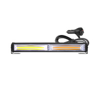 12in COB LED avertissement travail barre lumineuse voiture bateau camion toit grille stroboscopique DRL clignotant lampe de secours blanc ambre rouge Blue12V 24V