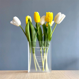 Customizable Crystal Acrylic <strong>Flower</strong> <strong>Vase</strong> with Laser Engraved Personalization - Product Image 6