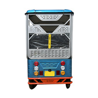 Nouveau design, tricycle électrique pour adultes, 800W, 60V, carrosserie ouverte en acier, tricycle à trois roues pour passagers, vitesse de 30 à 50 km/h, 2 passagers, CE