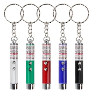 Toptan evcil hayvan malzemeleri | Çift ışık kedi lazer işaretçi LED oyuncak | Metal gövde, anahtarlık tasarımı | Kapalı oyun ve eğitim kullanımı - Product Image 3