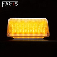 Feux latéraux de véhicule Fagis Ampoule de voiture Feux d'avertissement LED 24V 12V Orange DOT CE ROHS Certifié 12W Garantie 3 ans Ajustement universel