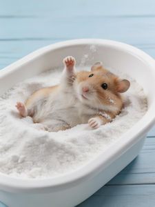 DongnaiPETS Sable de bain 100% naturel et écologique pour hamsters et chinchillas, parfum lavande, jetable, sans poussière, haute qualité - Product Image 5