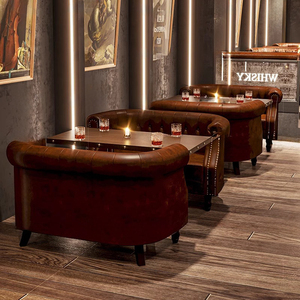 Fauteuil individuel Tiger en <span class=keywords><strong>cuir</strong></span> huilé vintage américain, design de designer, pour villa, bar à whisky et cigares, café, <span class=keywords><strong>salon</strong></span> à cigares, mobilier de <span class=keywords><strong>salon</strong></span> - Product Image 4