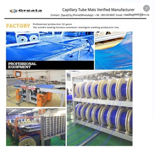 Trần rạng rỡ hệ thống sưởi ấm của mao mạch Ống Thảm giấy chứng nhận CE được phê duyệt làm mát - Product Image 5