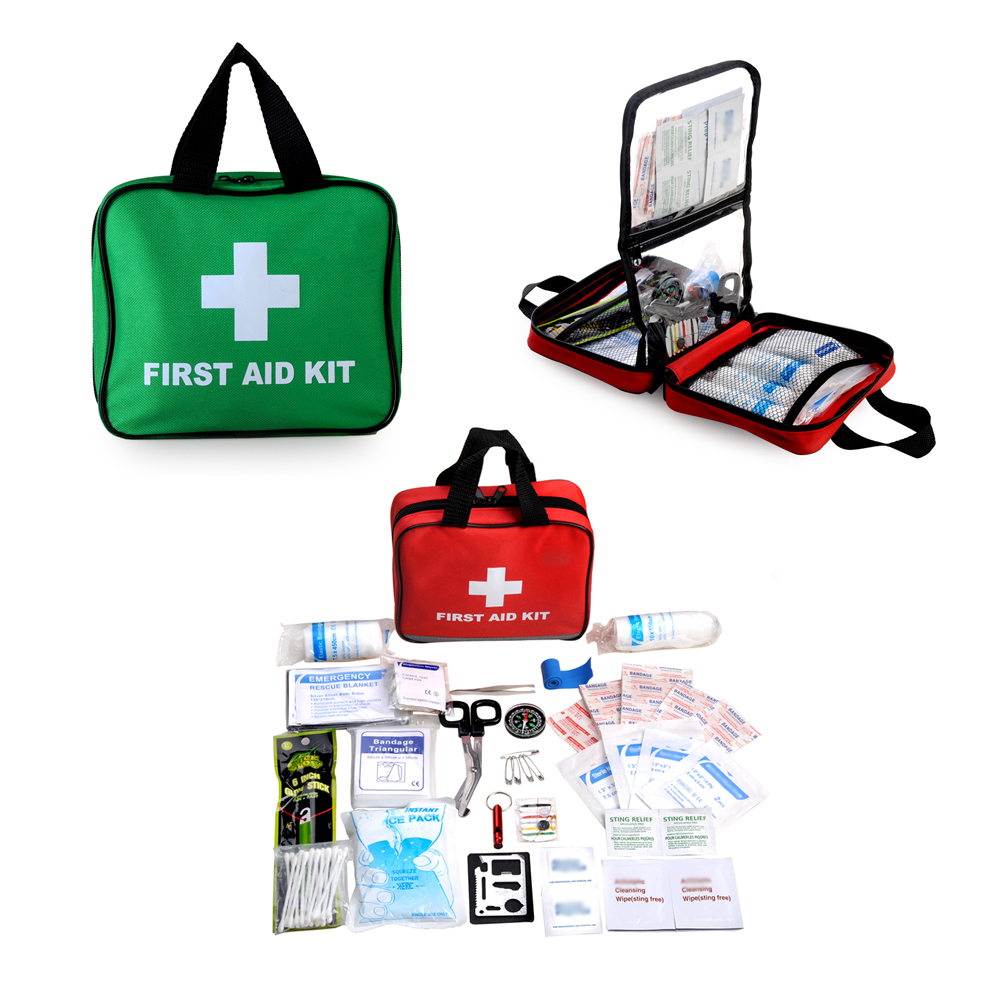 Top Seller CE-Zertifizierung Erste-Hilfe-Kit Notfall tasche mit medizinischem Zubehör für Home Office Outdoor Survival Aid Kit