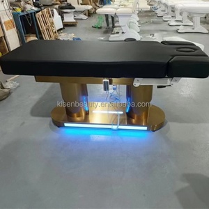 Kisen New Design Golden Base Facial Beauty <b>Bed</b> Lash Tattoo Chair Customized Salon Massage Table Wholesale Price - Product Image 3