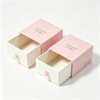 Kotak Hadiah Hari Valentine Kustom Produsen, Kotak Parfum dengan Laci Geser, Kemasan Personalisasi Kotak Laci Geser untuk Lilin dan Kosmetik