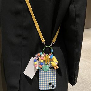 Cho Huawei Mate 60pro điện thoại di động Trường hợp dễ thương cho vịt Mặt dây chuyền rô xu hướng sản phẩm cho P70 P60 Nova Bìa mùa xuân điện thoại - Product Image 6