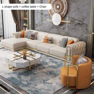 Ghế xoay thư giãn hiện đại bọc vải nhung cao cấp, khung kim loại mạ vàng, ghế sofa đơn cho phòng khách - Product Image 5