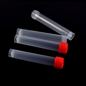 <b>Plastic</b> Sampling <b>Tube</b> 10ml Screw Cap For Upright Storage Low Temperature Preservation Cryogenic <b>Tube</b> - Product Image 4
