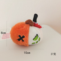 Porte-clés en peluche d'Halloween, mignon, araignée, citrouille, fantôme, chauve-souris, animal en peluche, breloque de sac, pendentif en peluche douce, porte-clés, vente en gros, cadeau de fête