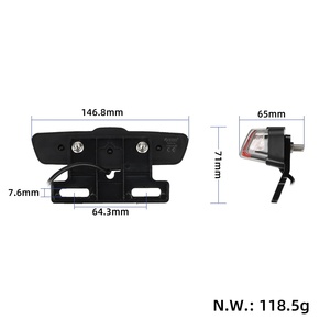 Câble de feu arrière pour vélo électrique E2 pro 36V 48V, longueur 1380 mm, câble combiné frein et clignotant, étanche, 4 broches, lampe arrière pour vélo - Product Image 2