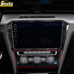 <span class=keywords><strong>Volkswagen</strong></span> <span class=keywords><strong>CC</strong></span> 2018 ABS in fibra di carbonio in acciaio inox accessori interni OEM per centro Select pannello telaio - Product Image 1