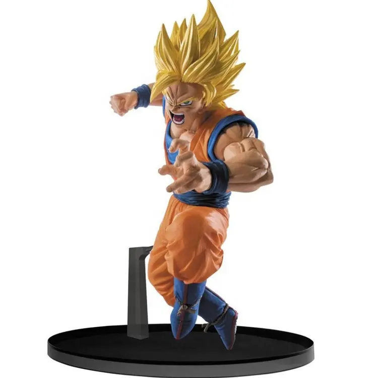 Cartoon anime Goku sculpture glass resin craft Dragon Ball character statue