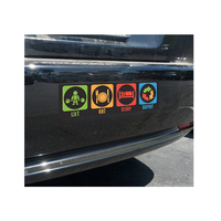 Autocollants de voiture anti-UV, autocollants en vinyle imperméables, autocollants de voiture personnalisés