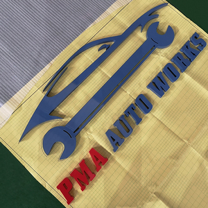 acrílico al aire libre edificio de la letra de canal de señalización de grabado láser <span class=keywords><strong>Oficina</strong></span> Interior palabra Logo con colores - Product Image 3