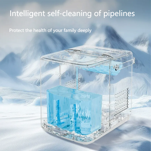 Máquina de Hielo Inteligente Totalmente Automática con Dispensador de Hielo Rápido y Función de Autolimpieza para Hogares, Restaurantes y Bares - Product Image 5