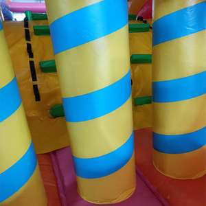 Parcours d'obstacles gonflable géant attrayant de 3,5 x 10 m pour intérieur et extérieur, jeux de fête pour enfants et adultes - Product Image 6