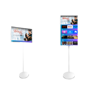 สีขาวแบบโต้ตอบหน้าจอสมาร์ททีวีแบบตั้งพื้นแบบดิจิตอล - Product Image 4