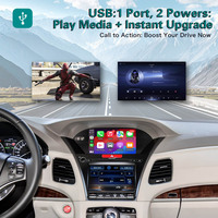 Boîte CarPlay sans fil pour Acura RLX 2013-2018 Android Auto Mirror Link AirPlay Navigation CarPlay Plug and Play