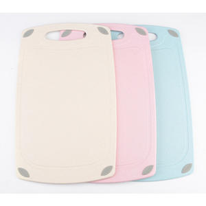 ชุดเขียง2ชิ้นแบบพลิกกลับได้ทำจากวัสดุฟางข้าวสาลีเกรดอาหารธรรมชาติ - Product Image 1