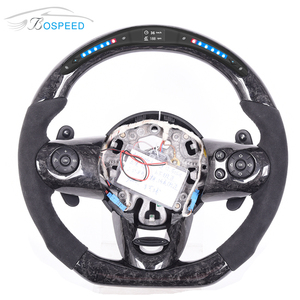 <span class=keywords><strong>Mini</strong></span> <span class=keywords><strong>Cooper</strong></span>-Volante <span class=keywords><strong>de</strong></span> cuero perforado negro para coche, volante <span class=keywords><strong>de</strong></span> fibra <span class=keywords><strong>de</strong></span> carbono para BMW - Product Image 1