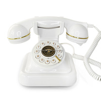 White Modern New Arrival Wedding Phone Booth Message Station Audio Video Guestbook Stand Reception Event Decor Metal