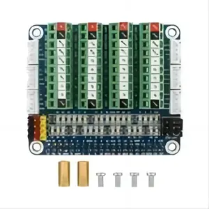 Pour RPi GPIO LED Breakout Board PCF8591 Moduleon-board LED IO Port Detection ADC/DCA Sensor pour Raspberry Pi Expansion