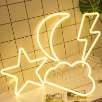 Enseigne lumineuse LED en plastique alimentée par batterie, à la mode, pour l'extérieur, en forme de cœur