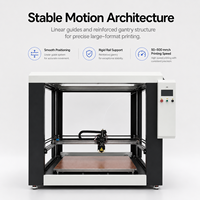 Printer 3D Open-Frame Industri Baru 1000x1000x1000mm, Beban Platform 60kg, Rangka Aluminium Alloy, Kecepatan Cetak 350mm/s, USB Otomatis