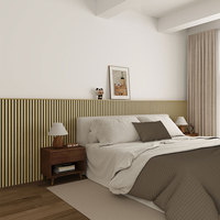 Panneau acoustique en bois naturel de 8 mm, Akupanel, avec support en feutre PET, panneau mural absorbant le son pour la décoration intérieure