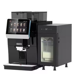 Máy pha cà phê tự động hạng nặng cà phê thương mại Máy pha cà phê tự động với tủ lạnh sữa - Product Image 3
